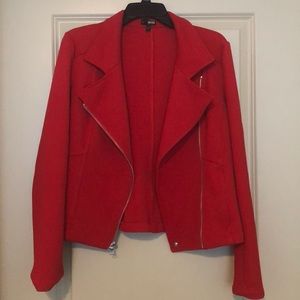 Red Express Moto Jacket